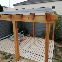 Réparation de toiture de pergola en acier Saint-Genis-Laval